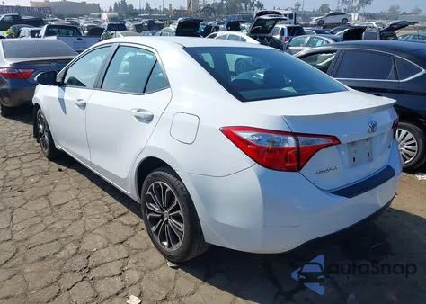 2016 Toyota Corolla S Plus z USA, uszkodzony, nr VIN 5YFBURHE1GP394738